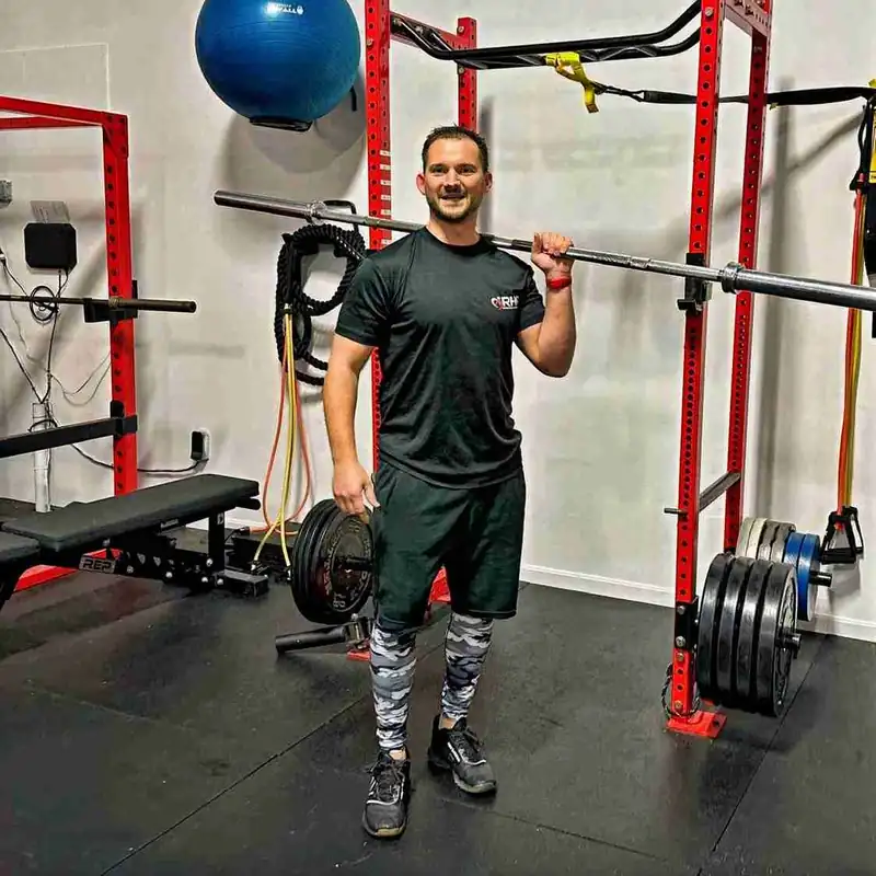 Jeremy Dillon, a Certified Strength & Conditioning Coach (CSCS) at Rewire Health & Performance in Franklin MA